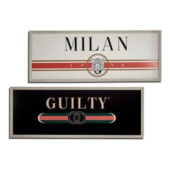 Maleri Guilty - Milan MDF (2 x 46 x 121 cm)
