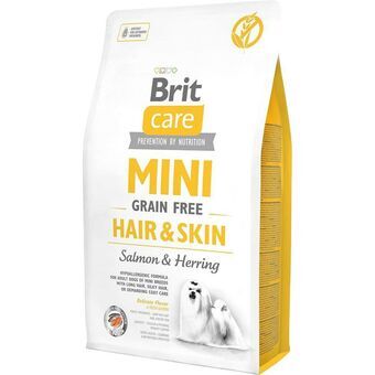 Fôr Brit Mini Hair&Skin Voksen Laksefarget Fisk 2 Kg