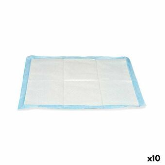 Pute for valpetrening 60 x 60 cm Blå Hvit Papir Polyetylen (10 enheter)
