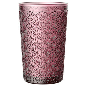 Glass Bidasoa Onix Pink Glass (35 cl)