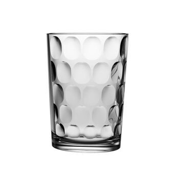 Glass Quid Urban Circles gjennomsiktig glass (50 cl)