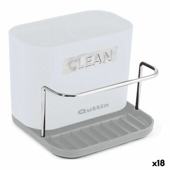 Ryddig kjøkkenvask Quttin Hvit 13,5 x 12 x 10,8 cm (18 enheter)