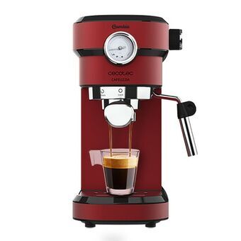 Ekspress Manuell Kaffemaskin Cecotec Cafelizzia 790 Shiny Pro 1,2 L 20 bar 1350W Rød 1,2 L