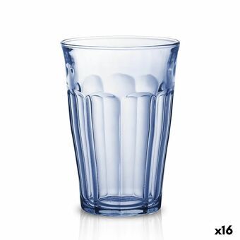 Glass Duralex Picardie Marineblå 360 ml (16 enheter)