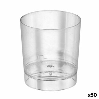 Sett med Shotglass Algon Gjenbruk Gjennomsiktig 10 Deler 35 ml (50 enheter)