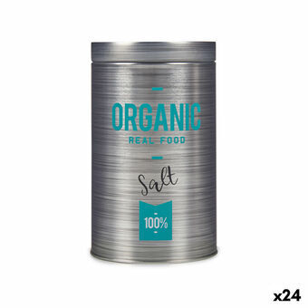 Boks Organic Salt Grå Boks 10,4 x 18,2 x 10,4 cm (24 enheter)
