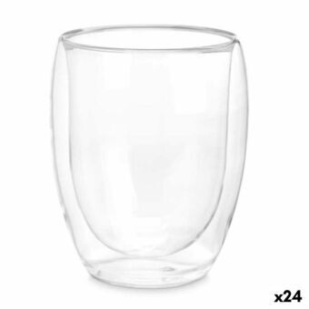 Glass Gjennomsiktig Borosilikatglass 326 ml (24 enheter)