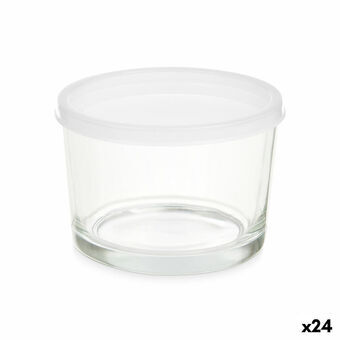 Matboks Gjennomsiktig Glass polypropylen 200 ml (24 enheter)