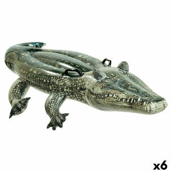 Oppblåsbare leker og flyteutstyr Intex Krokodille 86 x 20 x 170 cm (6 enheter)