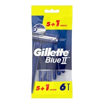Manuell barbermaskin Gillette Blue II (6 uds)