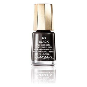 Neglpolering Nail Color Cream Mavala 48-black (5 ml)