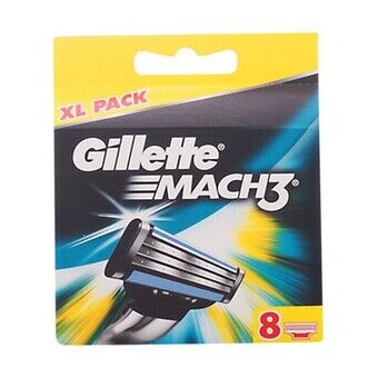 Barberblad Mach 3 Gillette 7702018263783 (8 uds)