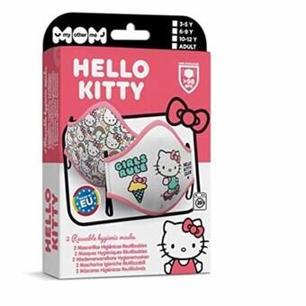 Hygienisk gjenbrukbar tøymaske Hello Kitty Voksne ( 2 uds)