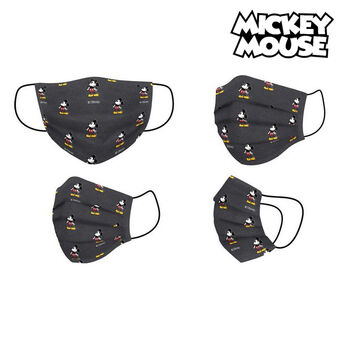 Hygienisk ansiktsmaske Mickey Mouse Barne Svart