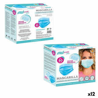 Box of hygienic masks SensiKare 50 Deler (12 enheter)