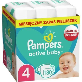 Engangsbleier Pampers Active Baby 4