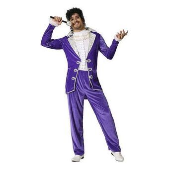 Kostyme for voksne Rocksanger Purple - XL