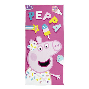 Badehåndkle Peppa Pig Cosy corner (70 x 140 cm)
