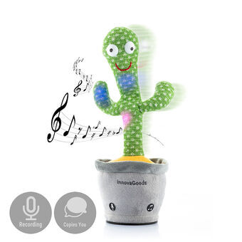 En dansende, pratsom kaktus med musikk og flerfarget LED-lys Pinxi InnovaGoods