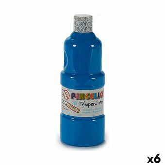 Tempera Neon Blå 400 ml (6 enheter)