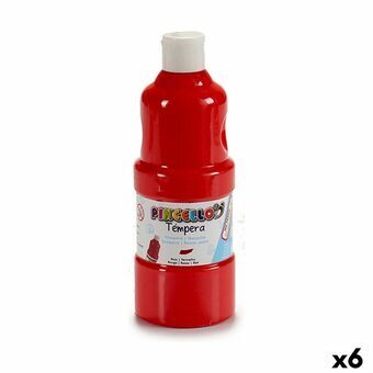 Tempera Rød 400 ml (6 enheter)