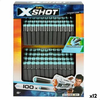 Dart Zuru X-Shot 100 Deler 1,3 x 6,7 x 1,3 cm (12 enheter)