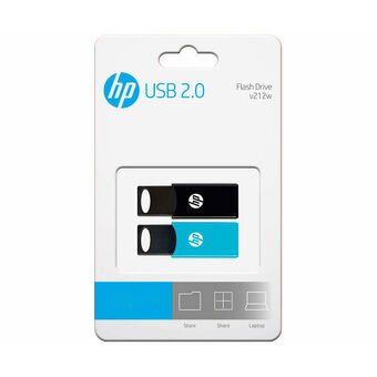 USB-Penn HP V212 USB 2.0 64GB 2 enheter