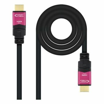 HDMI-Kabel NANOCABLE 10.15.3720 4K HDR Svart 20 m