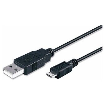 USB 2.0 A til mikro USB B-kabel TM Electron Black 1,8 m