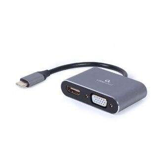 USB til VGA/HDMI-Adapter GEMBIRD A-USB3C-HDMIVGA-01