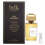 BDK Parfums Oud Abramad - Eau de Parfum - Duftprøve - 2 ml