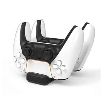 Dobbel laderstativ for Sony Playstation 5-kontrolleren