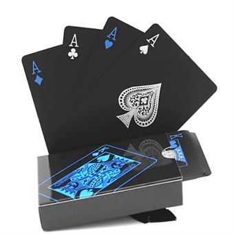 Spillekort - Blue Edition - Eksklusive blå/svarte spillekort