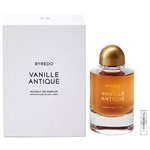 Byredo Vanille Antique 2025 - Extrait de Parfum - Duftprøve - 2 ml