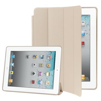 Stilig Smart Cover Sleep / Wake Up til iPad 2 / iPad 3 / iPad 4 - Hvit