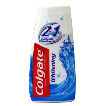 Colgate 2 i 1 Whitening Toothpaste & Mouthwash - 100 ml