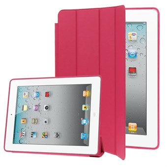 Stilig Smart Cover Sleep/ Wake-up for iPad 2 / iPad 3 / iPad 4 - Magenta