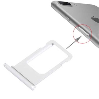 Sim-kortholder iPhone 7 Plus - Sølv