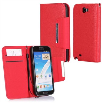 SmartPurse-deksel -Galaxy Note II (rød)