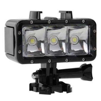 Vanntett 30 m Light 3 Modes for GoPro
