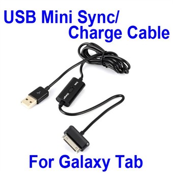 2in1 USB Sync / Charger Cable for Galaxy Tab
