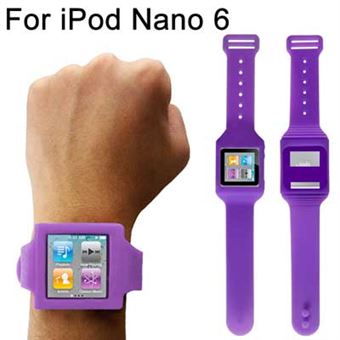 Silikonklokker iPod nano 6 - Lilla