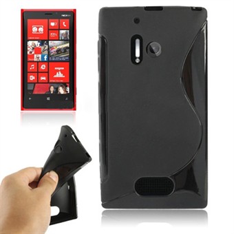 S-Line silikondeksel Lumia 928 (svart)