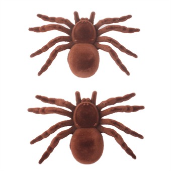 Prank Halloween Spiders 2 stk (Brown)