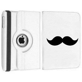 TipTop Roterende iPad Veske - Moustache