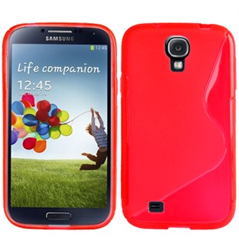 S-Line Silikondeksel Galaxy S4 (Rød)
