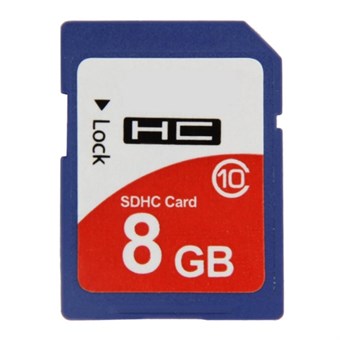 SDHC-minnekort - 8 GB