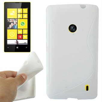 S-Line silikondeksel Lumia 520 (hvit)