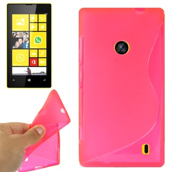 S-Line silikondeksel Lumia 520 (rosa)