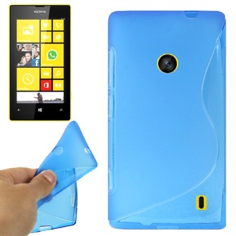 S-Line silikondeksel Lumia 520 (blå)